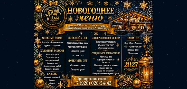 Новогодняя программа 2027