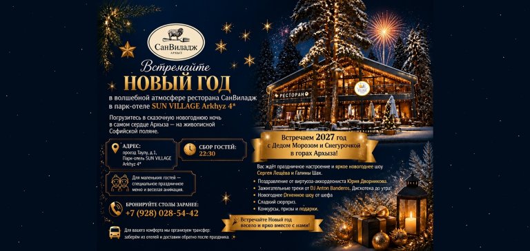 Новогодняя программа 2027